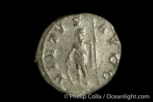 Roman emperor Gallienus (253-268 A.D.), depicted on ancient Roman coin (billion, denom/type: Antoninianus)