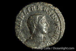 Roman emperor Julian II (355-363 A.D.), depicted on ancient Roman coin (bronze, denom/type: AE4) (Reverse: SPES REPVBLICE VM49; VB2.)