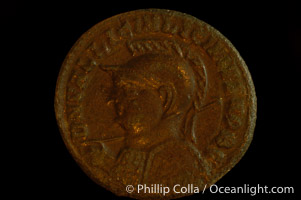 Roman emperor Licinius II (317-321 A.D.), depicted on ancient Roman coin (bronze, denom/type: AE3) (AE3, 18mm. Obverse: D N VAL LICIN LICINIVSNOB C. Reverse: IOVI CONSERVATORI.)