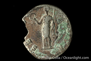 Roman emperor Otho (69 A.D.), depicted on ancient Roman coin (silver, denom/type: Denarius)