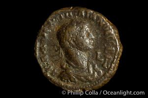 Roman emperor Valbalathus (266-271 A.D.), depicted on ancient Roman coin (bronze, denom/type: Tetradrachm) (AE Tet. BMC 2384. S. 3193, SG 2887. MILNE 4333.)