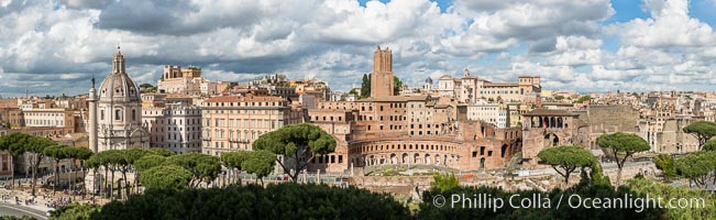 Roman Forum builds, along Via dei Fori Imperiali, Rome