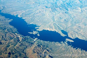 Roosevelt Lake, aerial view