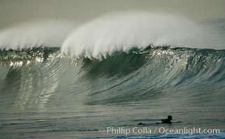 Salt Creek surf, cresting wave, Laguna Niguel, California.