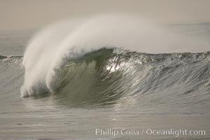 Salt Creek surf, pretty big day, winter, morning, Laguna Niguel, California