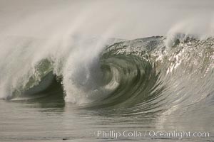 Salt Creek surf, pretty big day, winter, morning, Laguna Niguel, California