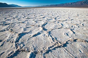 Devils Golf Course, California.  Evaporated salt has formed into gnarled, complex crystalline shapes in on the salt pan of Death Valley National Park, one of the largest salt pans in the world.  The shapes are constantly evolving as occasional floods submerge the salt concretions before receding and depositing more salt