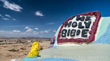 Salvation Mountain, the life work of Leonard Knight, near the town of Niland, California