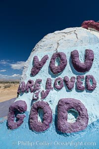 Salvation Mountain, the life work of Leonard Knight, near the town of Niland, California