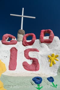 Salvation Mountain, the life work of Leonard Knight, near the town of Niland, California