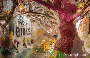 Salvation Mountain, the life work of Leonard Knight, near the town of Niland, California