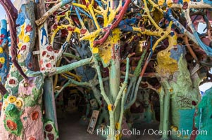 Salvation Mountain, the life work of Leonard Knight, near the town of Niland, California