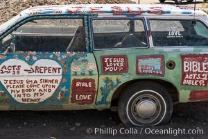 Salvation Mountain, the life work of Leonard Knight, near the town of Niland, California