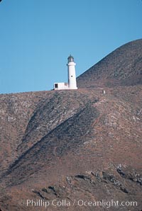 Lighthouse at Isla Benito Oeste, Islas San Benito, San Benito Islands (Islas San Benito)