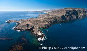 San Clemente Island Pyramid Head, the distinctive pyramid shaped southern end of the island