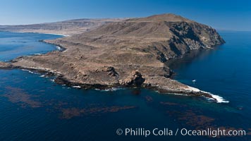 San Clemente Island Pyramid Head, the distinctive pyramid shaped southern end of the island