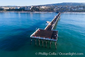 San Clemente Pier, aerial photo