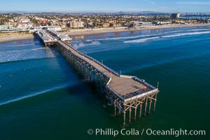 San Clemente Pier, aerial photo