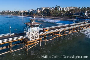 San Clemente Pier, aerial photo