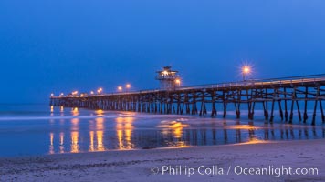 San Clemente Pier at dawn, San Clemente, California