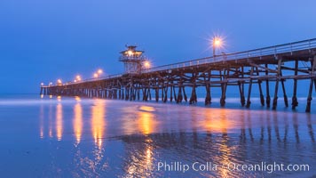 San Clemente Pier at dawn, San Clemente, California