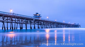 San Clemente Pier at dawn, San Clemente, California