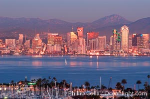 San Diego downtown skyline, viewed from Point Loma