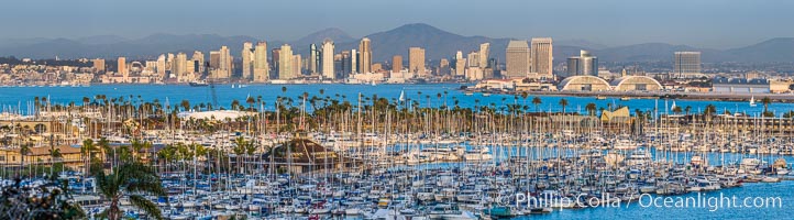 San Diego City Skyline viewed from Point Loma