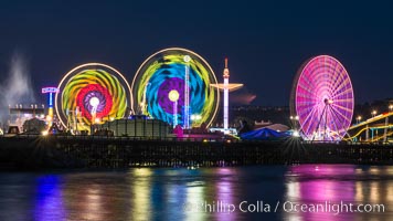 San Diego County Fair at night.  Del Mar Fair at dusk, San Dieguito Lagoon in foreground