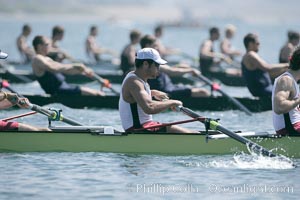 Start of the Copley Cup finals, Stanford (foreground) would win over Cal, 2007 San Diego Crew Classic, Mission Bay