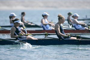 St. Mary's women race in the finals of the Women's Cal Cup final, 2007 San Diego Crew Classic, Mission Bay