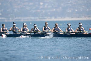 St. Mary's women race in the finals of the Women's Cal Cup final, 2007 San Diego Crew Classic, Mission Bay