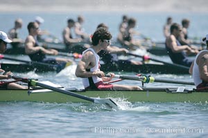 Start of the Copley Cup finals, Stanford (foreground) would win over Cal, 2007 San Diego Crew Classic, Mission Bay