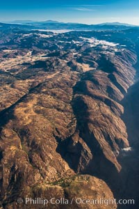 San Diego mountains, burned during the Cedar Fire of 2003, southwest of Julian, California