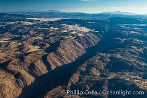 San Diego mountains, burned during the Cedar Fire of 2003, southwest of Julian, California