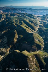 San Diego mountains, with the Sawtooth Mountain Range in the distance, near Mount Laguna