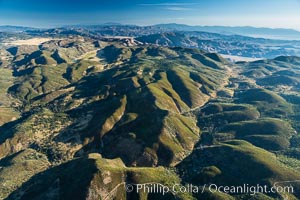 San Diego mountains, with the Sawtooth Mountain Range in the distance, near Mount Laguna.