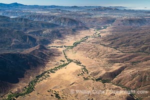 San Diego mountains, looking south towards Ramona with Rancho Guejito on the right