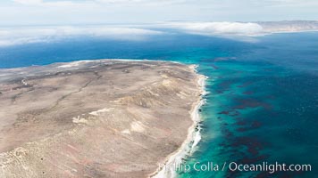 San Miguel Island west end, aerial photograph