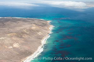 San Miguel Island west end, aerial photograph