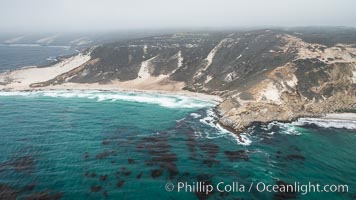 San Miguel Island, aerial photograph