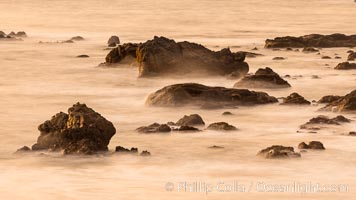 San Simeon Coastline at Sunset