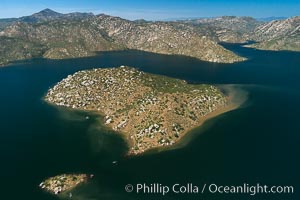 San Vicente Reservoir Aerial Photo, San Diego