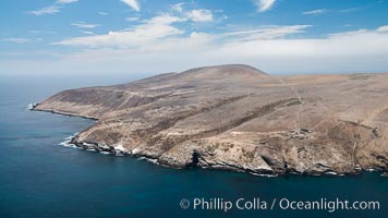 Santa Barbara Island, aerial photograph