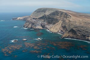 Santa Barbara Island, aerial photograph