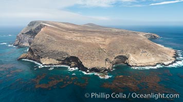 Santa Barbara Island, aerial photograph