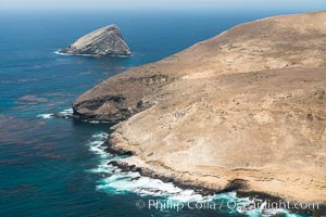 Santa Barbara Island, aerial photograph