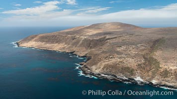 Santa Barbara Island, aerial photograph