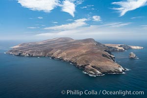 Santa Barbara Island, aerial photograph