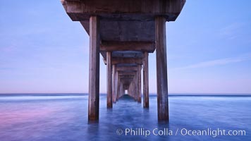 Scripps Pier, sunrise, Scripps Institution of Oceanography, La Jolla, California